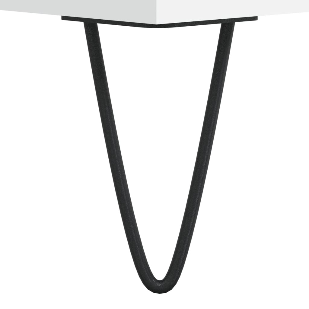 Comodă TV, alb, 103,5x30x50 cm, lemn compozit GartenMobel Dekor