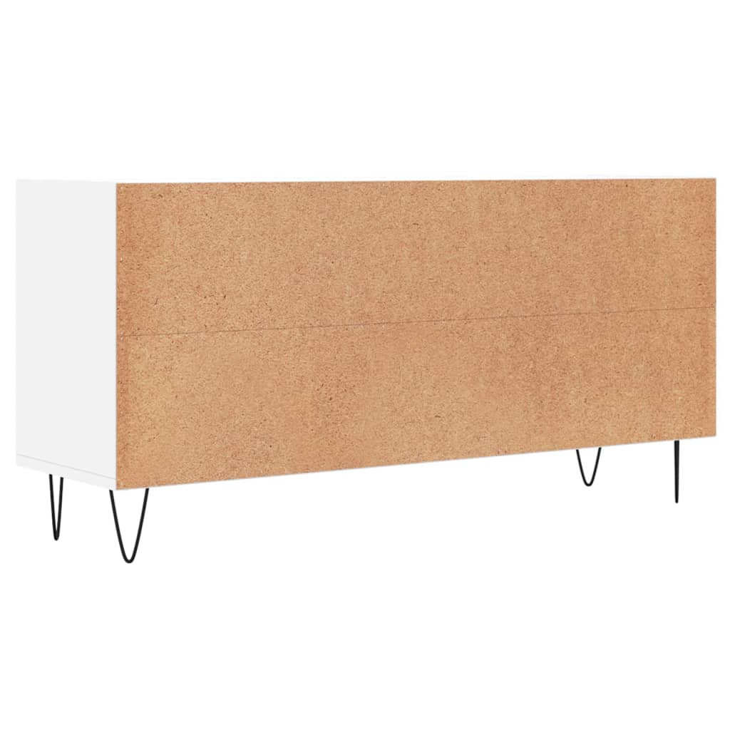 Comodă TV, alb, 103,5x30x50 cm, lemn compozit GartenMobel Dekor