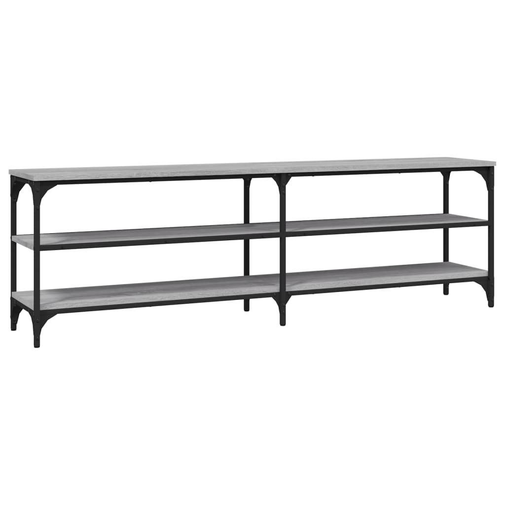 Comodă TV, gri sonoma, 160x30x50 cm, lemn prelucrat GartenMobel Dekor