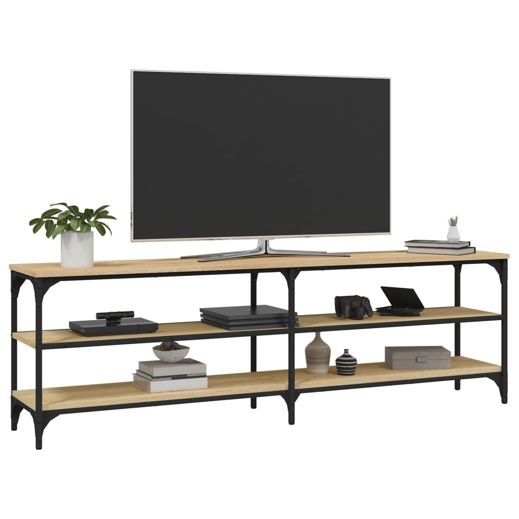 Comodă TV, stejar sonoma, 160x30x50 cm, lemn prelucrat GartenMobel Dekor