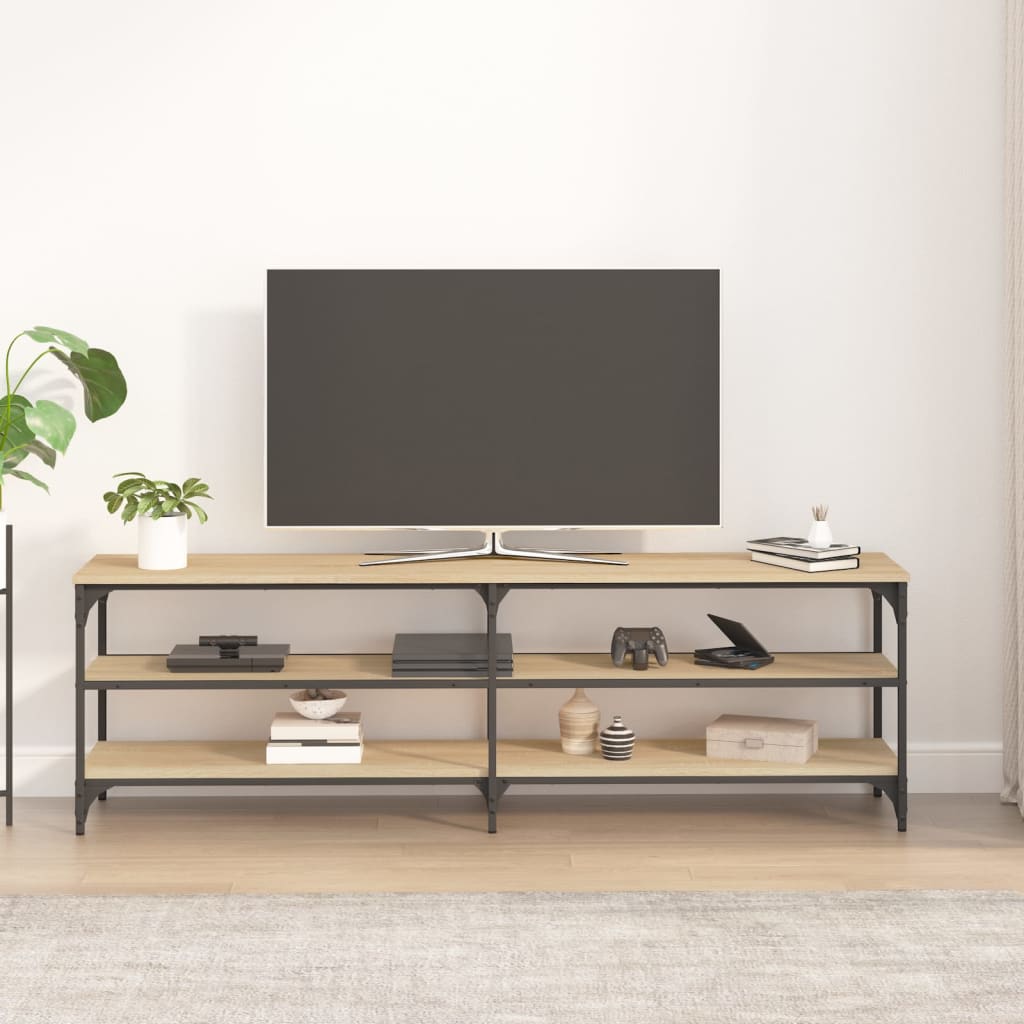 Comodă TV, stejar sonoma, 160x30x50 cm, lemn prelucrat GartenMobel Dekor