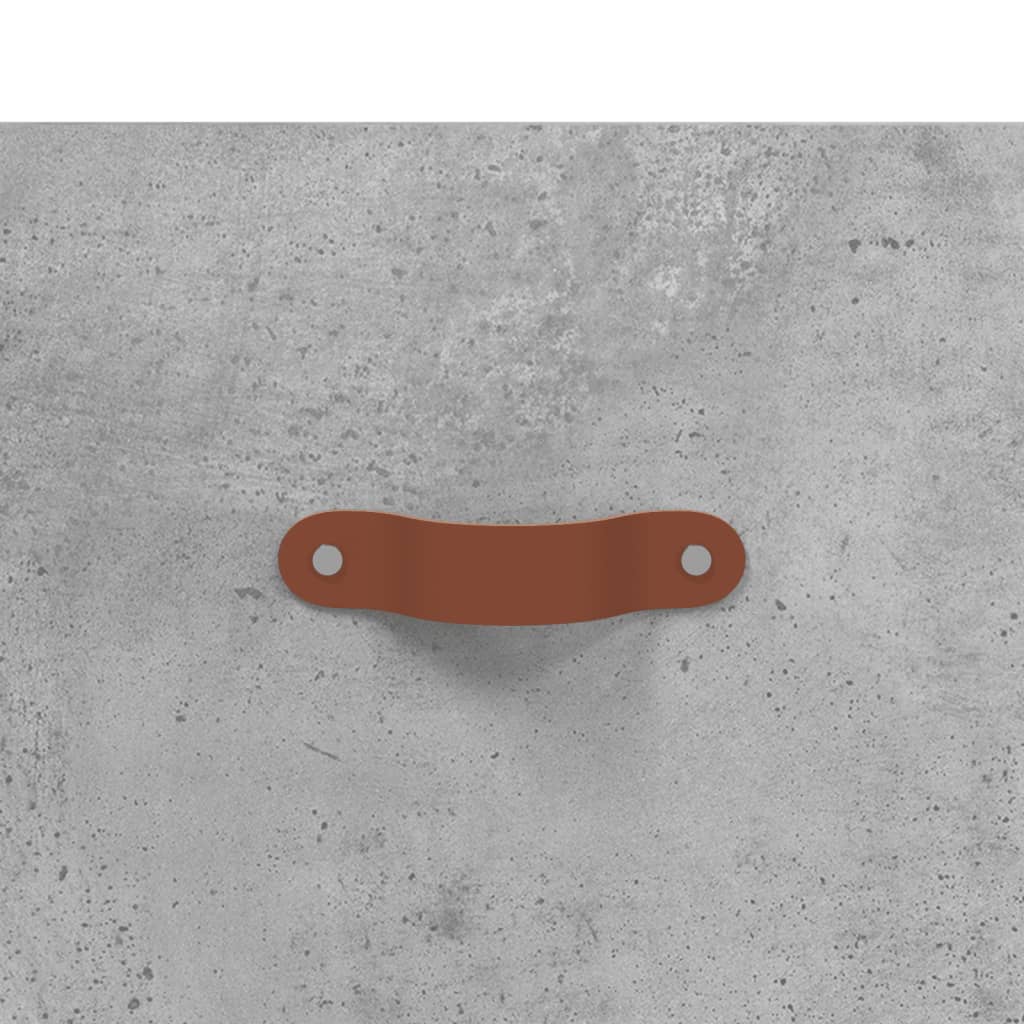 Comodă cu sertare, gri beton, 69,5x34x90 cm, lemn prelucrat GartenMobel Dekor