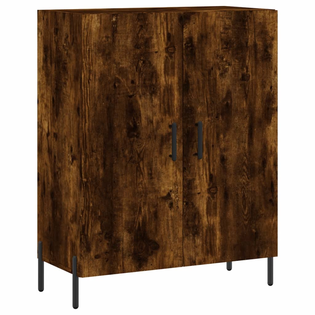 Dulap, stejar fumuriu, 69,5x34x90 cm, lemn compozit GartenMobel Dekor