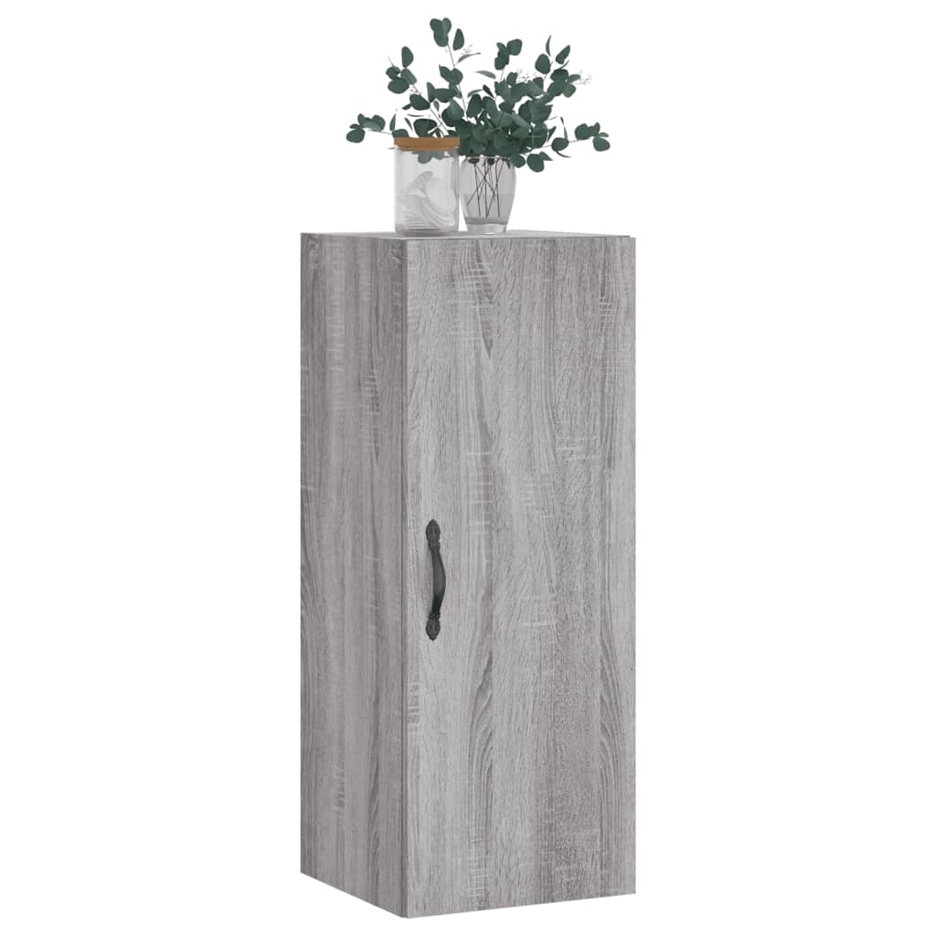 Dulap de perete, gri sonoma, 34,5x34x90 cm, lemn prelucrat GartenMobel Dekor