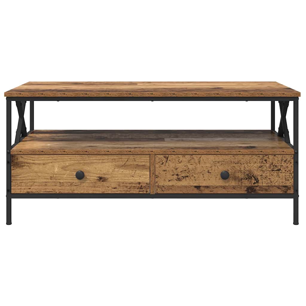 Masă de cafea Lemn vechi 100 x 51 x 45 cm Lemn compozit GartenMobel Dekor