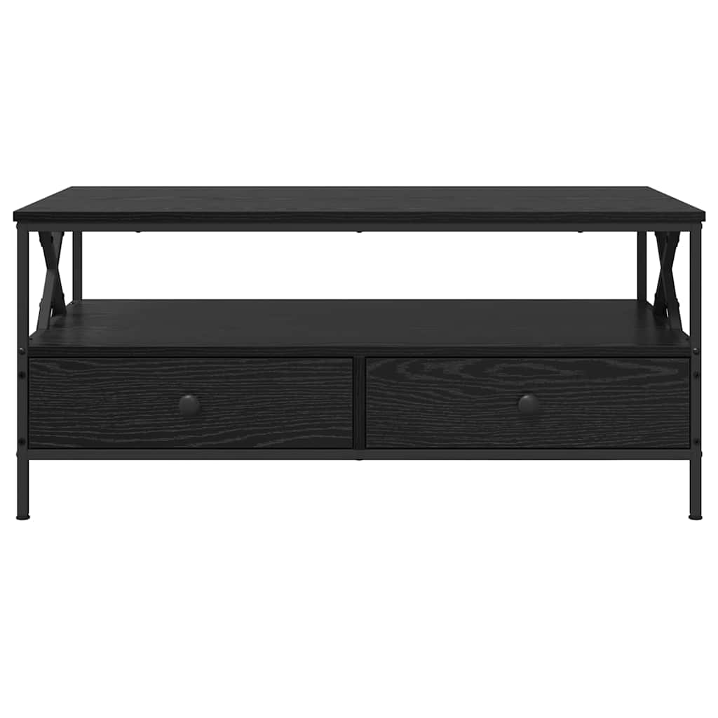 Masă de cafea Stejar negru 100 x 51 x 45 cm Lemn compozit GartenMobel Dekor
