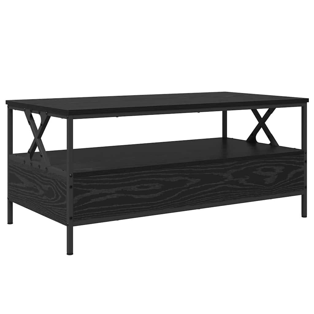 Masă de cafea Stejar negru 100 x 51 x 45 cm Lemn compozit GartenMobel Dekor