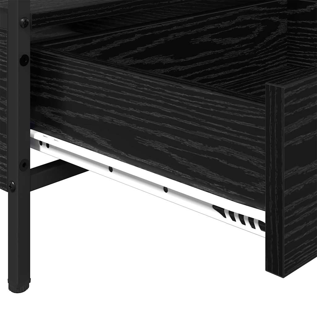 Masă de cafea Stejar negru 100 x 51 x 45 cm Lemn compozit GartenMobel Dekor