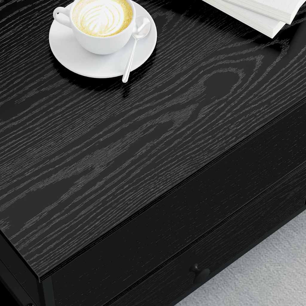 Masă de cafea Stejar negru 100 x 51 x 45 cm Lemn compozit GartenMobel Dekor