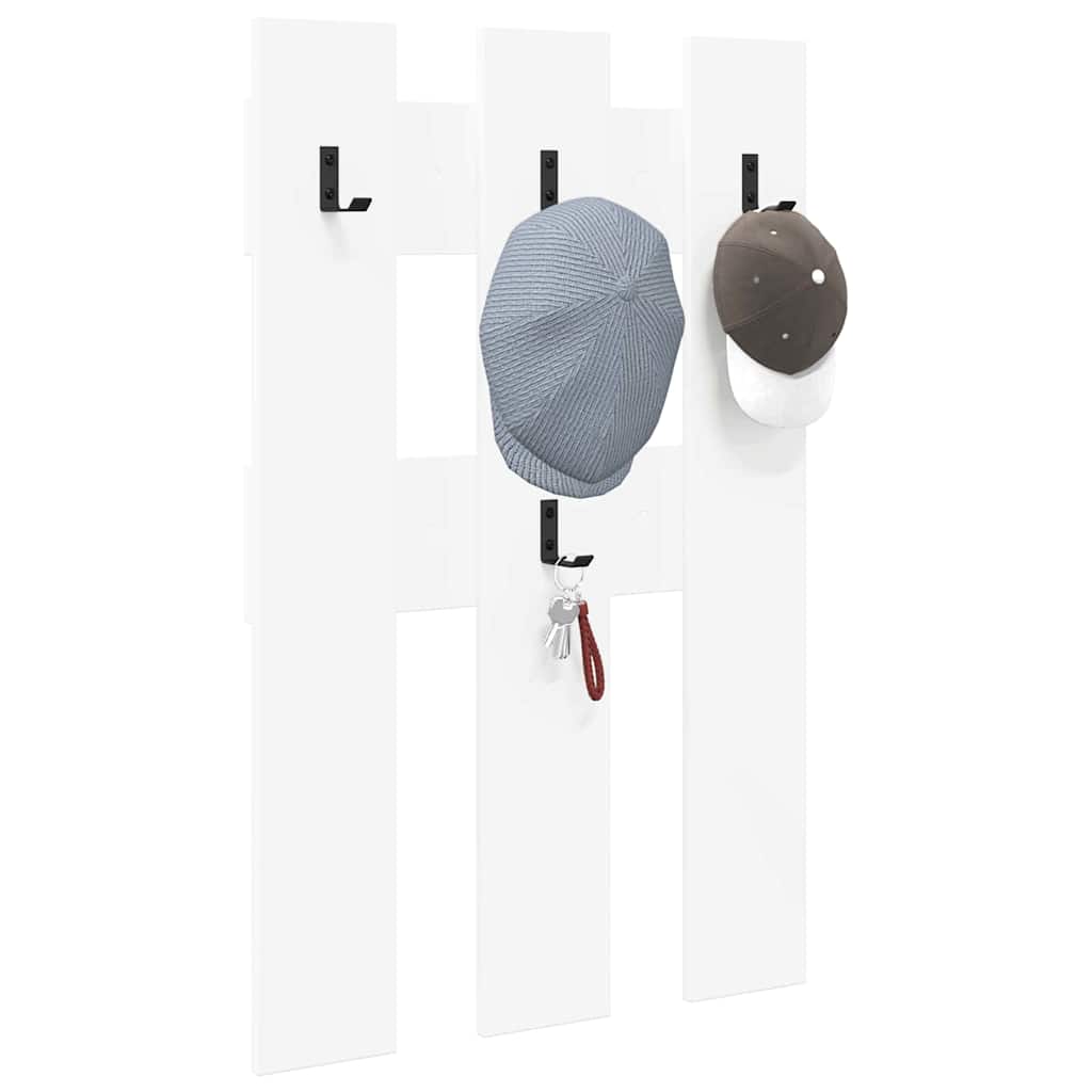 Răcător de paltoane montat pe perete Alb 65 x 3 x 100 cm GartenMobel Dekor