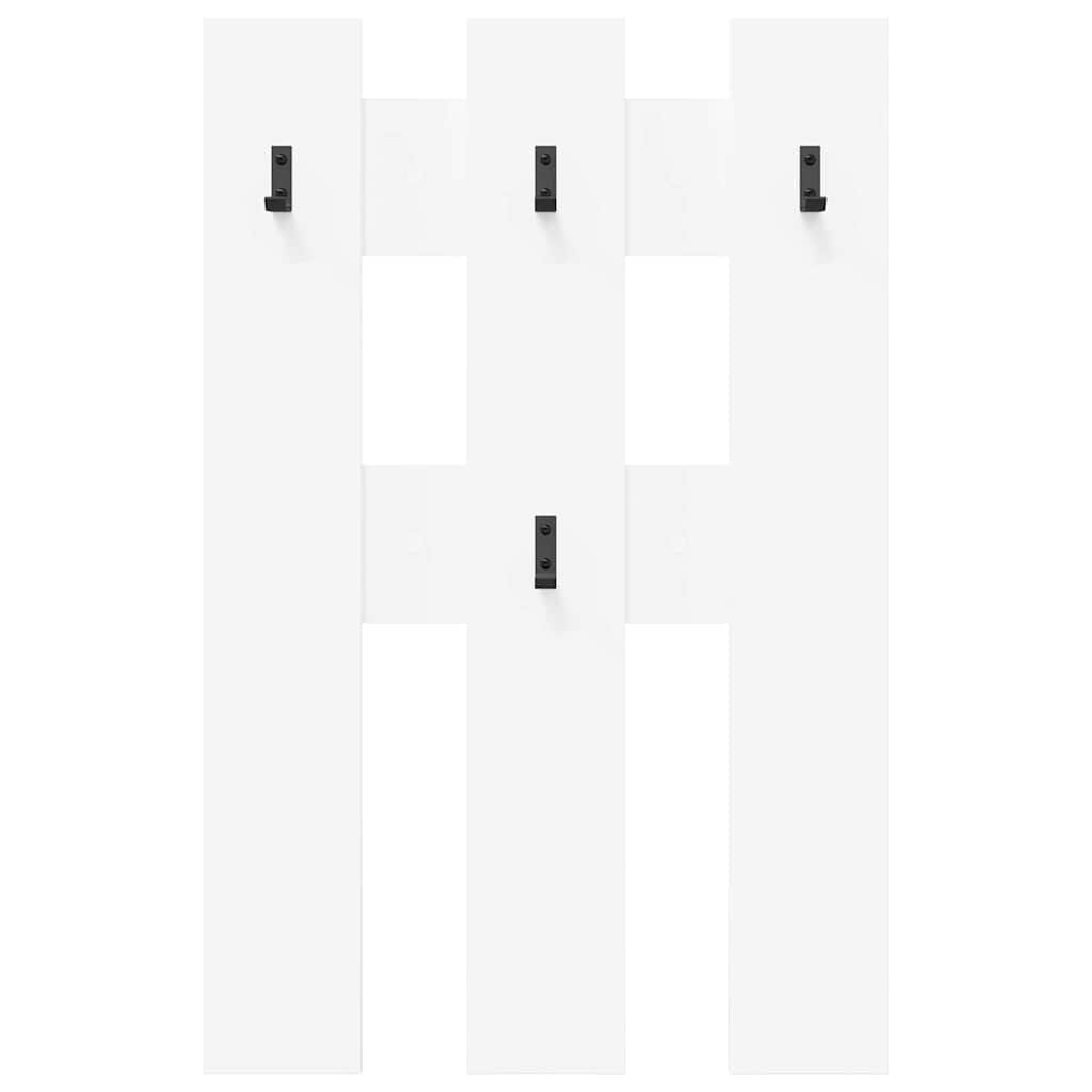 Răcător de paltoane montat pe perete Alb 65 x 3 x 100 cm GartenMobel Dekor