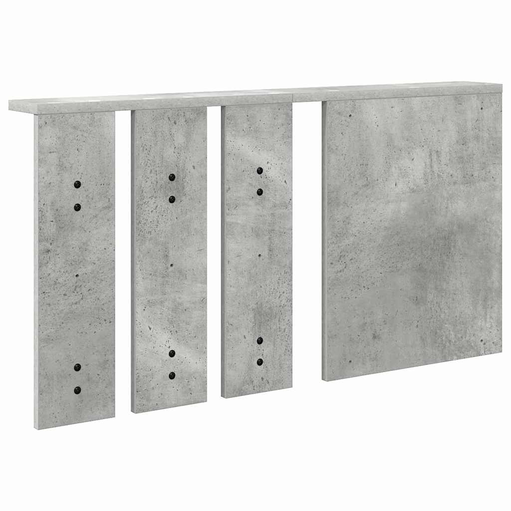 Răcător de paltoane montat pe perete Gri beton 85 x 10 x 45 cm GartenMobel Dekor