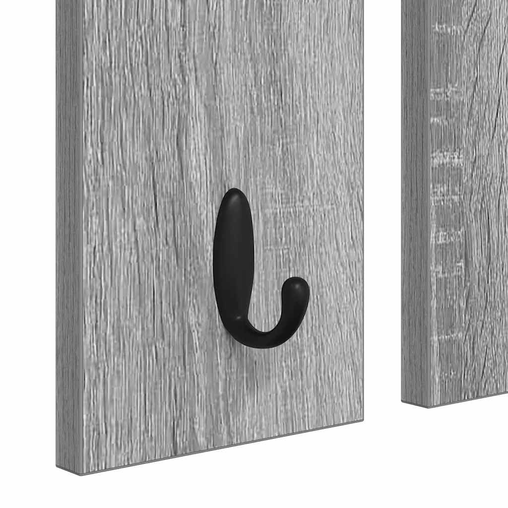 Răcător de paltoane montat pe perete sonoma gri 85 x 10 x 45 cm GartenMobel Dekor