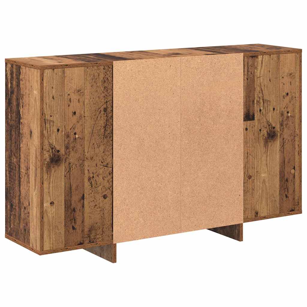 Bufet cu raft Lemn vechi 120 x 30 x 75 cm Lemn compozit GartenMobel Dekor