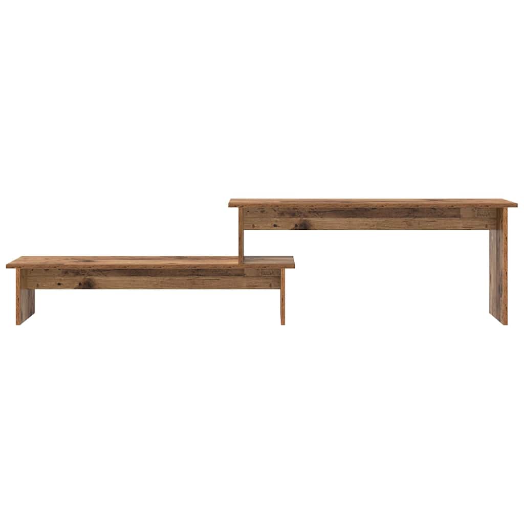 Cabinet TV cu raft Lemn vechi 180 x 30 x 43 cm Lemn compozit GartenMobel Dekor