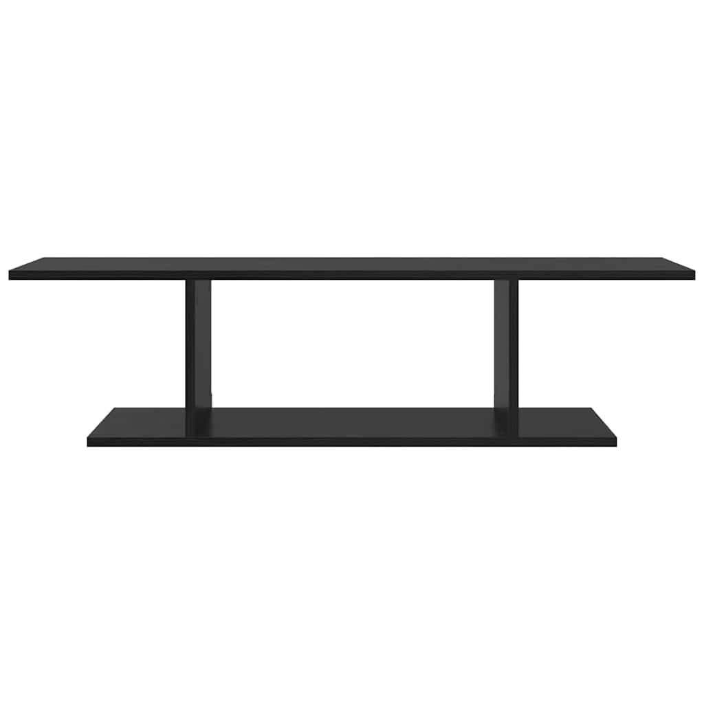 Cabinet TV cu raft cu depozitare Negru 103 x 30 x 26.5 cm Lemn compozit GartenMobel Dekor