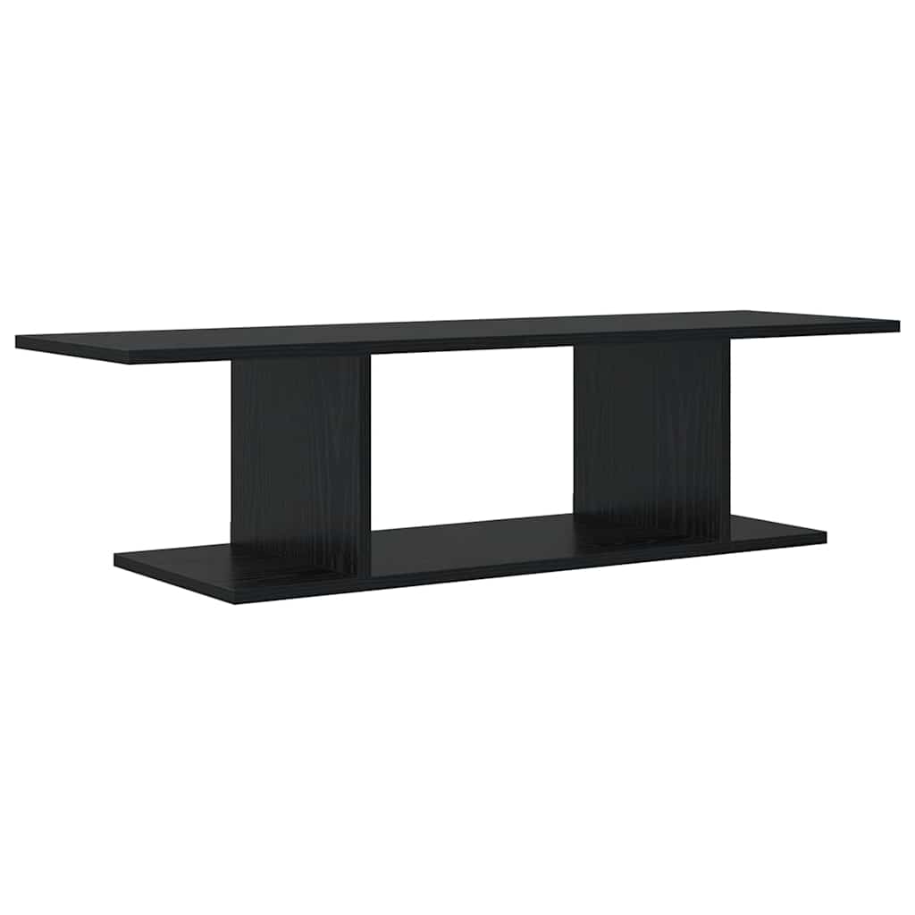 Cabinet TV cu raft cu depozitare Negru 103 x 30 x 26.5 cm Lemn compozit GartenMobel Dekor