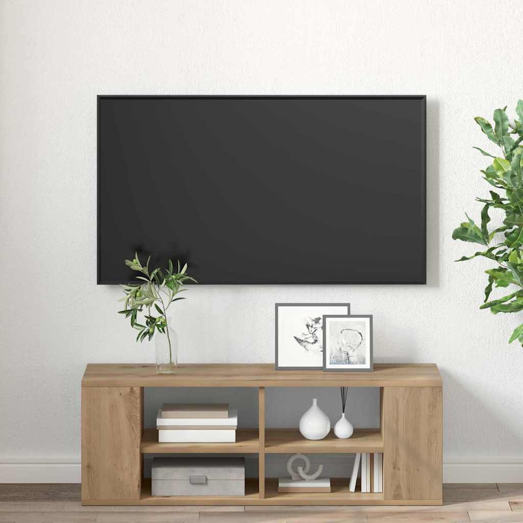 Cabinet TV stejar artizanal 102 x 35 x 35 cm Lemn compozit GartenMobel Dekor