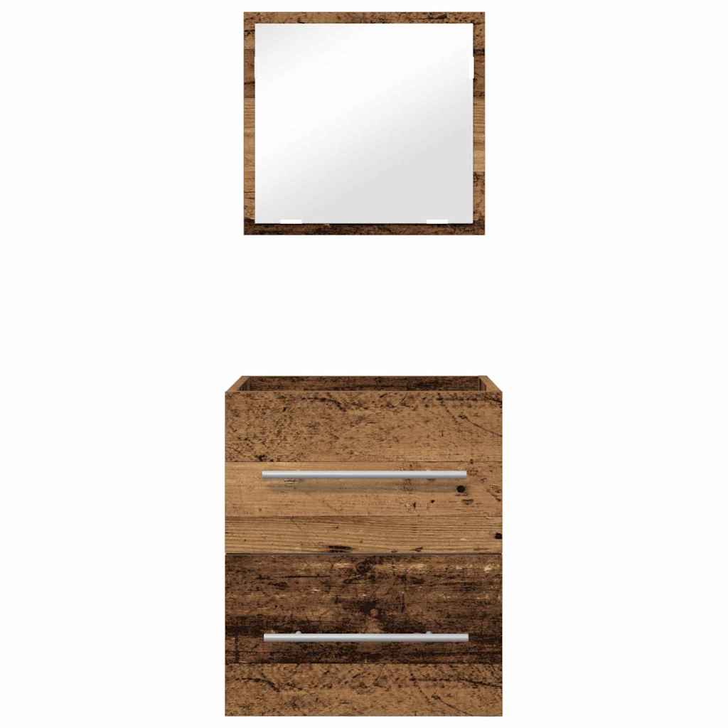 Dulap de Baie Lemn vechi 41 x 38.5 x 48 cm Lemn compozit GartenMobel Dekor