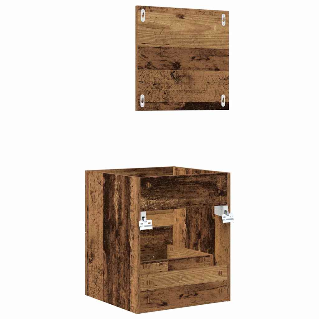 Dulap de Baie Lemn vechi 41 x 38.5 x 48 cm Lemn compozit GartenMobel Dekor