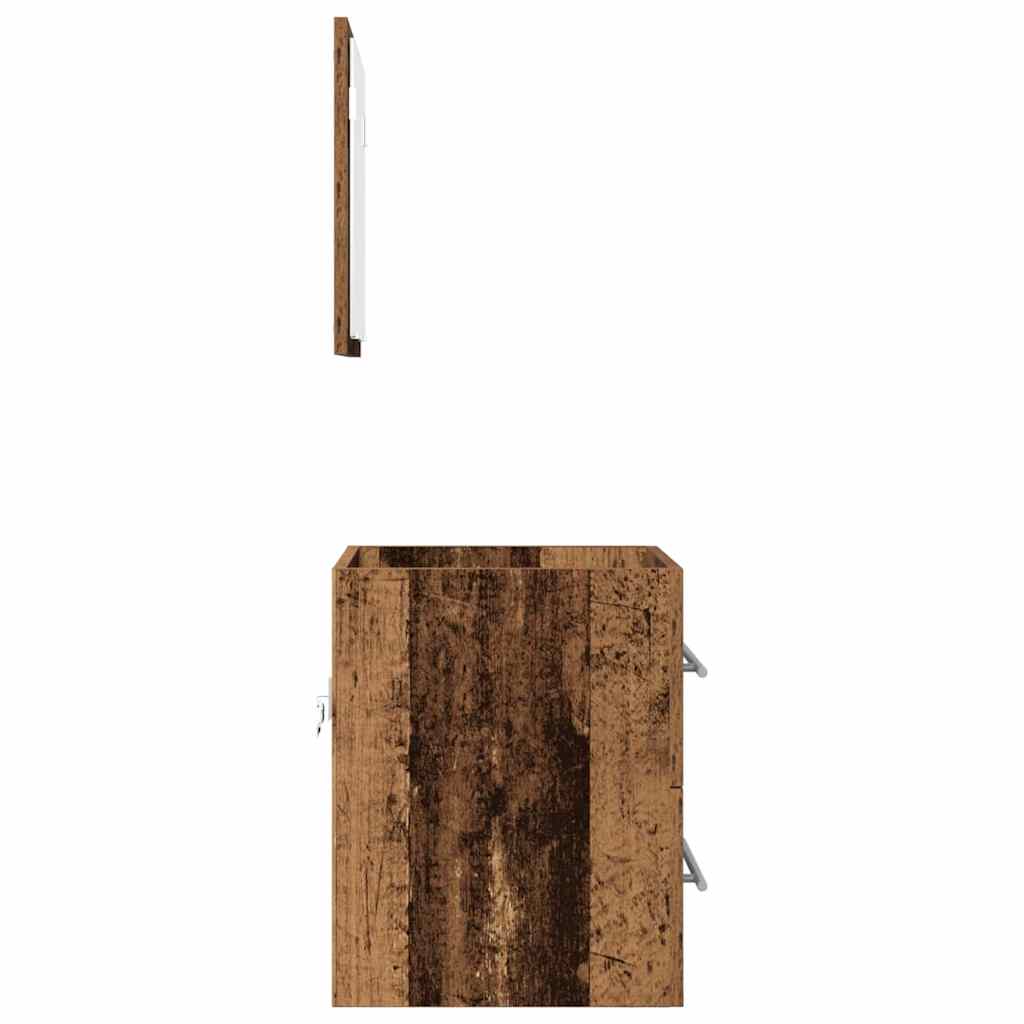 Dulap de Baie Lemn vechi 41 x 38.5 x 48 cm Lemn compozit GartenMobel Dekor