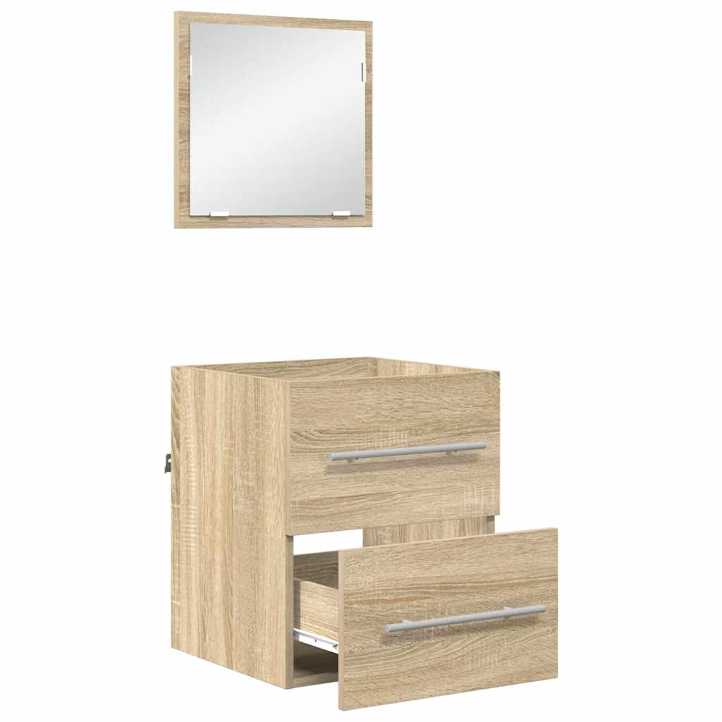 Dulap de Baie Sonoma oak 41 x 38.5 x 48 cm Lemn compozit GartenMobel Dekor