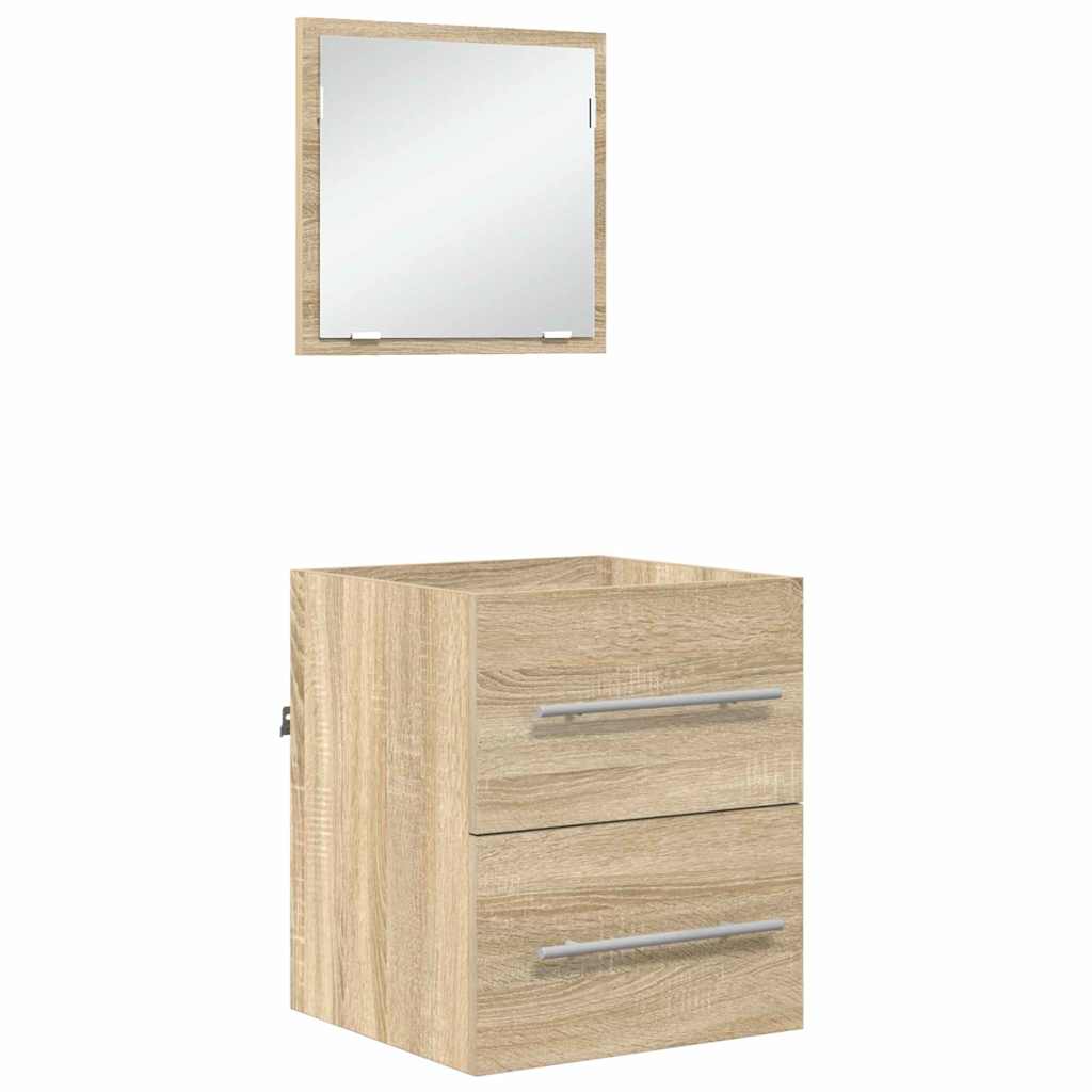 Dulap de Baie Sonoma oak 41 x 38.5 x 48 cm Lemn compozit GartenMobel Dekor