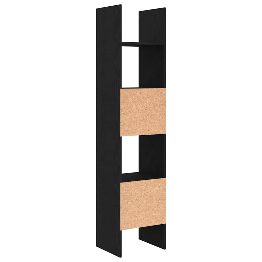 Dulap pentru cărți Stejar negru 40 x 35 x 180 cm Lemn compozit GartenMobel Dekor