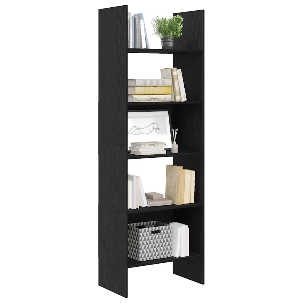 Dulap pentru cărți Stejar negru 60 x 35 x 180 cm Lemn compozit GartenMobel Dekor