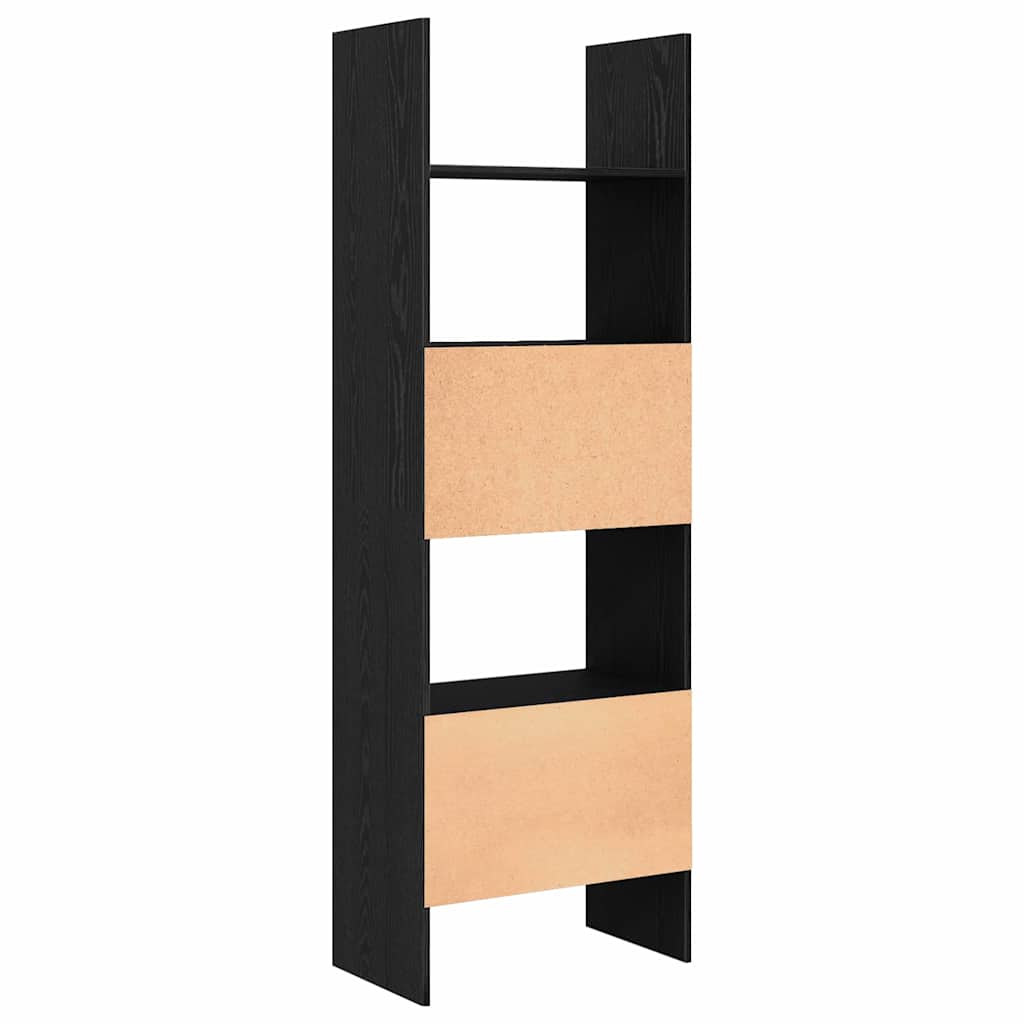 Dulap pentru cărți Stejar negru 60 x 35 x 180 cm Lemn compozit GartenMobel Dekor