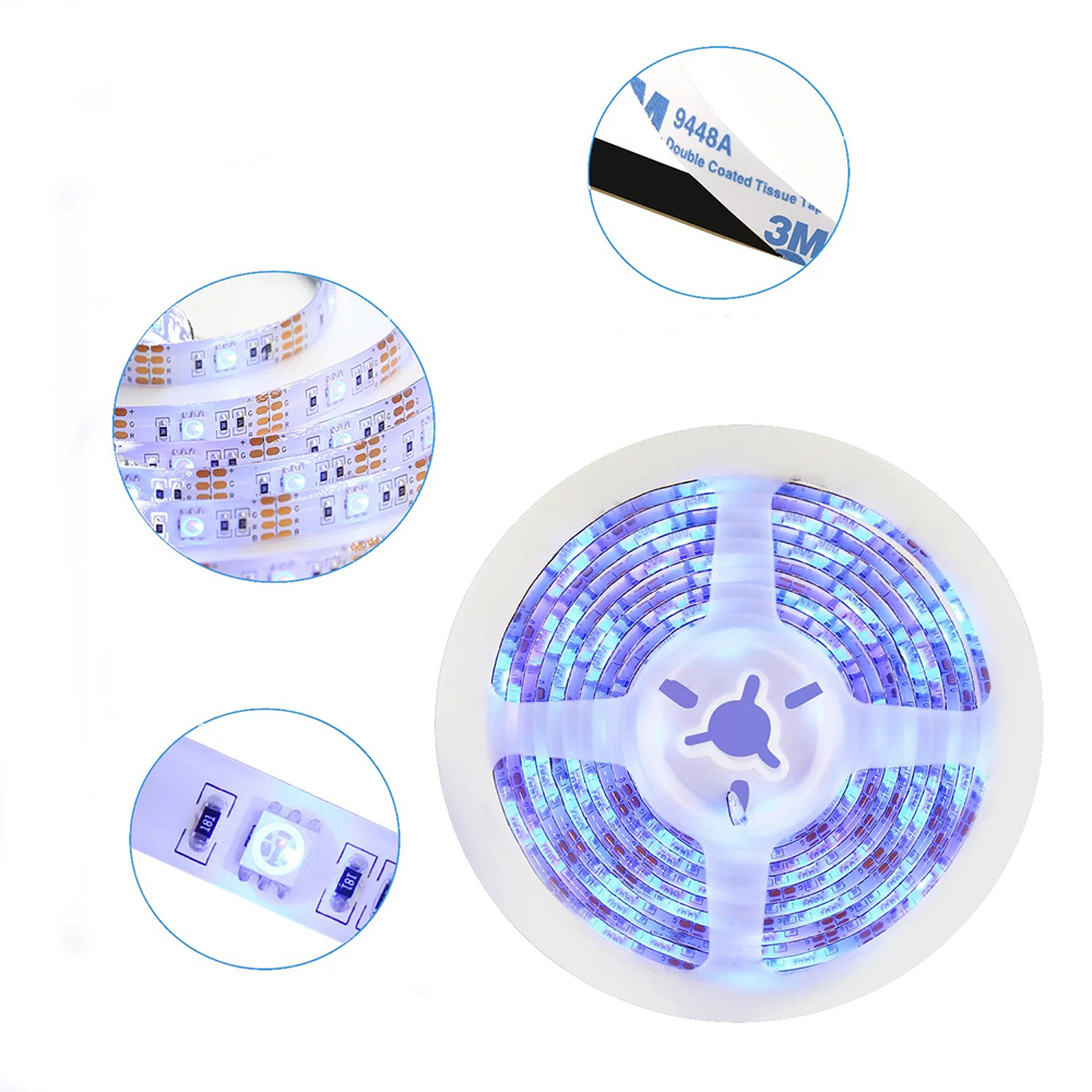 Kit Banda LED Smart NiteBird SL1, Wi-Fi, 2.8 Metri, Control prin aplicatie, Control vocal SmartElectro IntelligentHouse