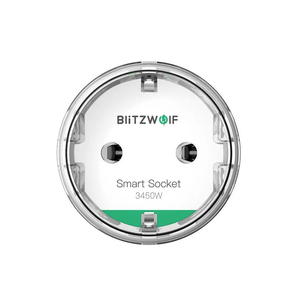 Priza inteligenta BlitzWolf BW-SHP6 Pro, Wi-Fi, Programabila, Monitorizare energie SmartElectro IntelligentHouse