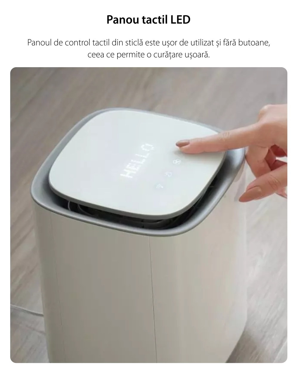 Purificator de aer inteligent Petoneer AirMaster, Panou LED, Wireless, Control aplicatie SmartElectro IntelligentHouse