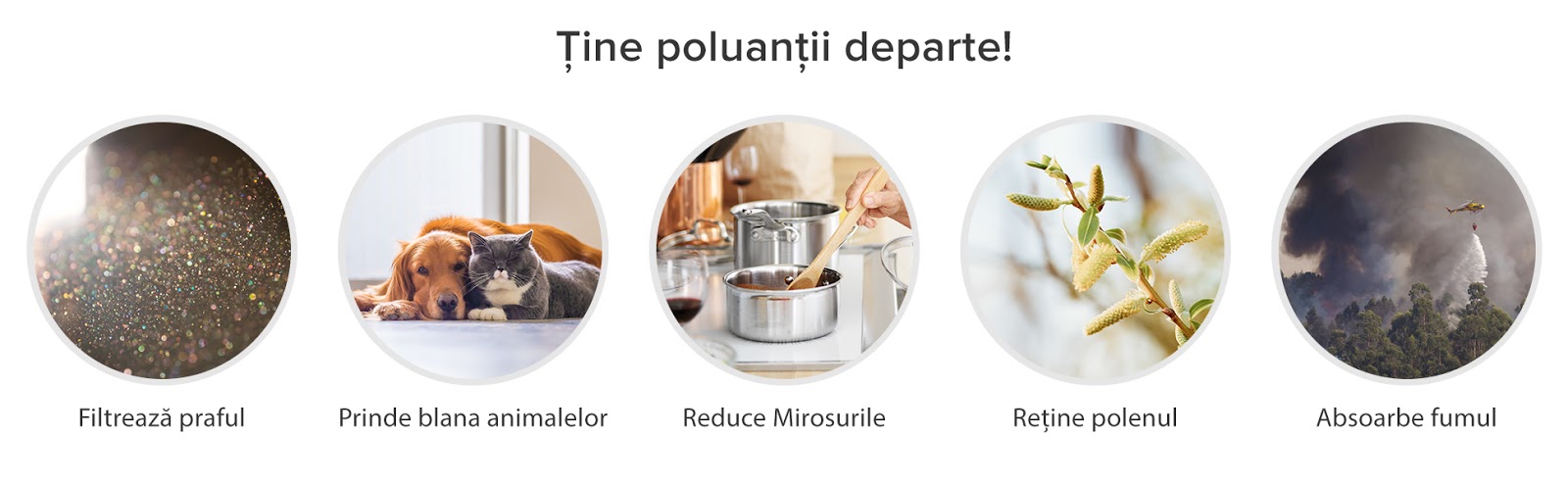 Filtru de rezerva pentru Purificatorul de aer Levoit Core 300 / Core P350, Fara Ozon, 3 Etape de filtrare SmartElectro IntelligentHouse