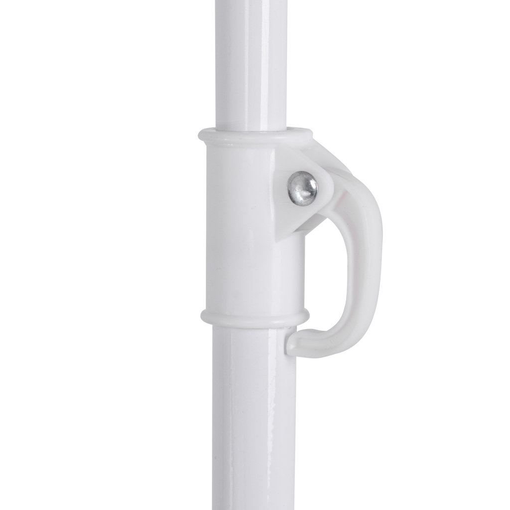 Umbrela de plaja pliabila, cu inclinare si inaltime reglabila, diametru 150 cm, rosu cu imprimeu pepene Household NewTrend