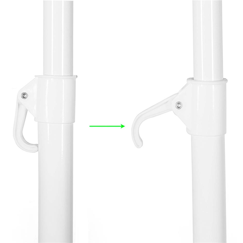 Umbrela de plaja pliabila cu inclinare reglabila, diametru 160 cm, verde Household NewTrend