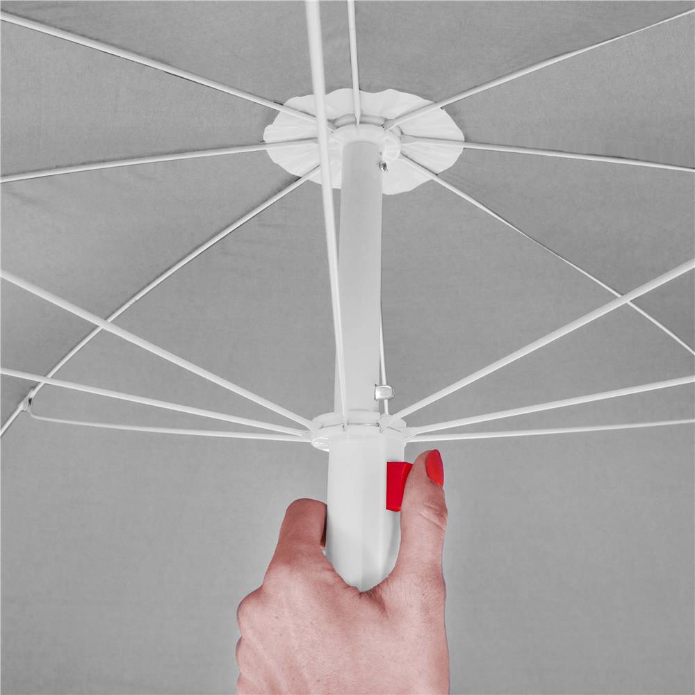 Umbrela de plaja pliabila cu inclinare reglabila, diametru 160 cm, verde Household NewTrend