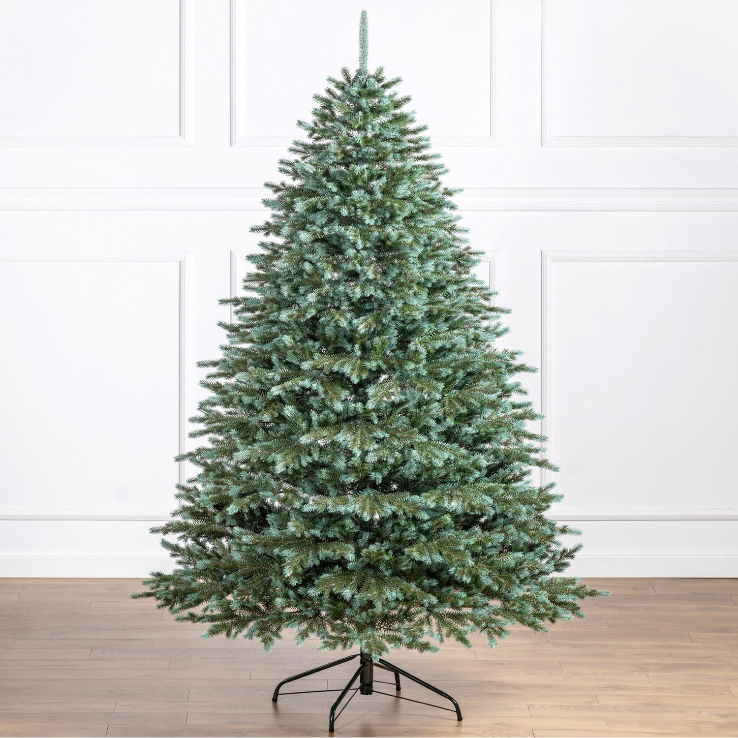 Brad artificial Christmas Deluxe by Sersimo, Alaska verde argintiu, integral 3D, 210cm Household NewTrend