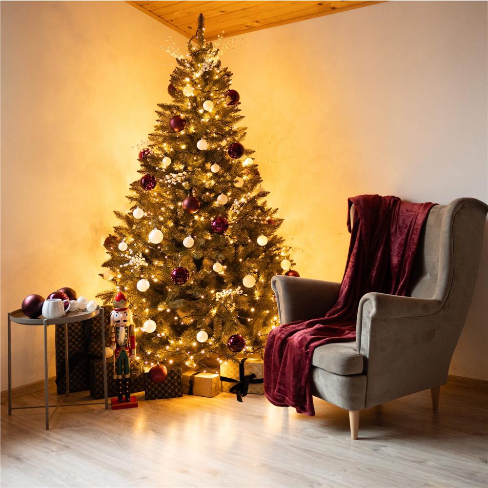 Brad artificial Christmas Deluxe by Sersimo, Caucazian Premium, 2D, 220cm Household NewTrend
