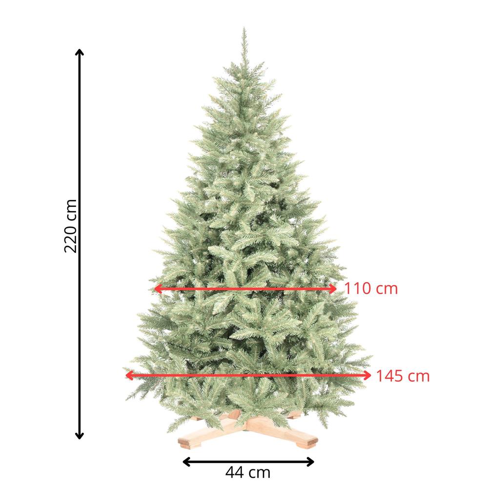 Brad artificial Christmas Deluxe by Sersimo, Caucazian Premium, 2D, 220cm Household NewTrend
