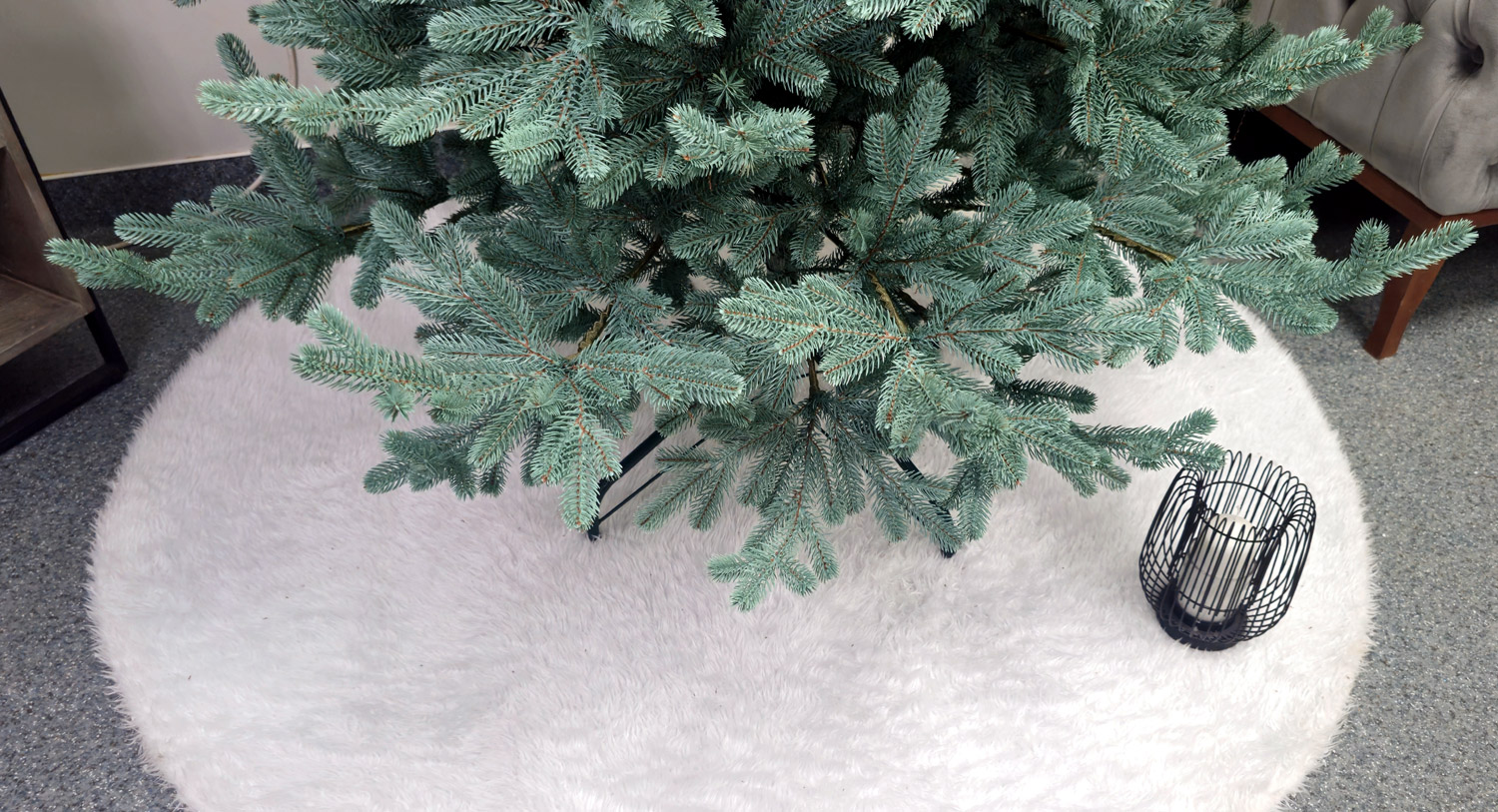 Brad artificial Christmas Deluxe by Sersimo, Viena Select argintiu, integral 3D, 230cm Household NewTrend
