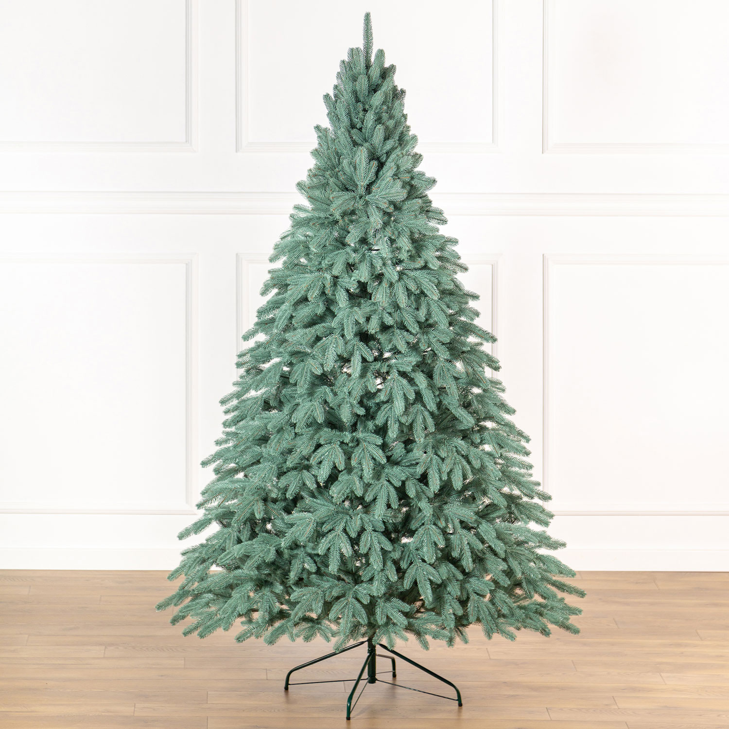 Brad artificial Christmas Deluxe by Sersimo, Laponia Select argintiu, integral 3D, 210cm Household NewTrend