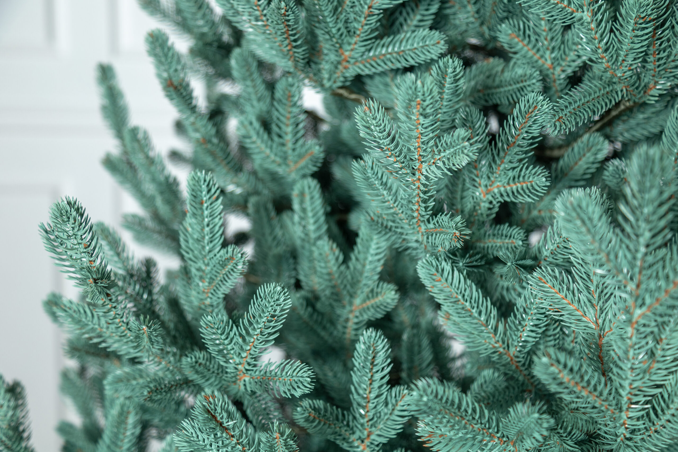 Brad artificial Christmas Deluxe by Sersimo, Viena Select argintiu, integral 3D, 210cm Household NewTrend