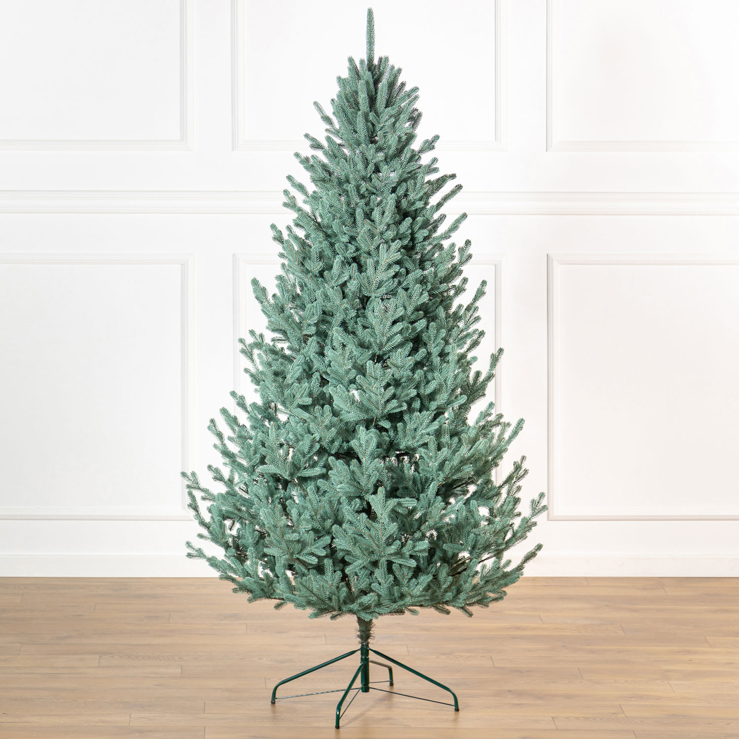 Brad artificial Christmas Deluxe by Sersimo, Viena Select argintiu, integral 3D, 210cm Household NewTrend