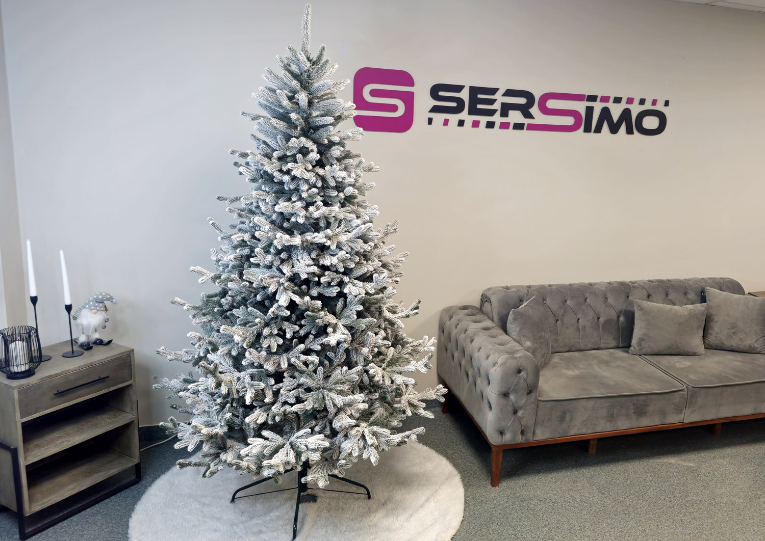 Brad artificial Christmas Deluxe by Sersimo, Viena Select nins, integral 3D, 210cm Household NewTrend