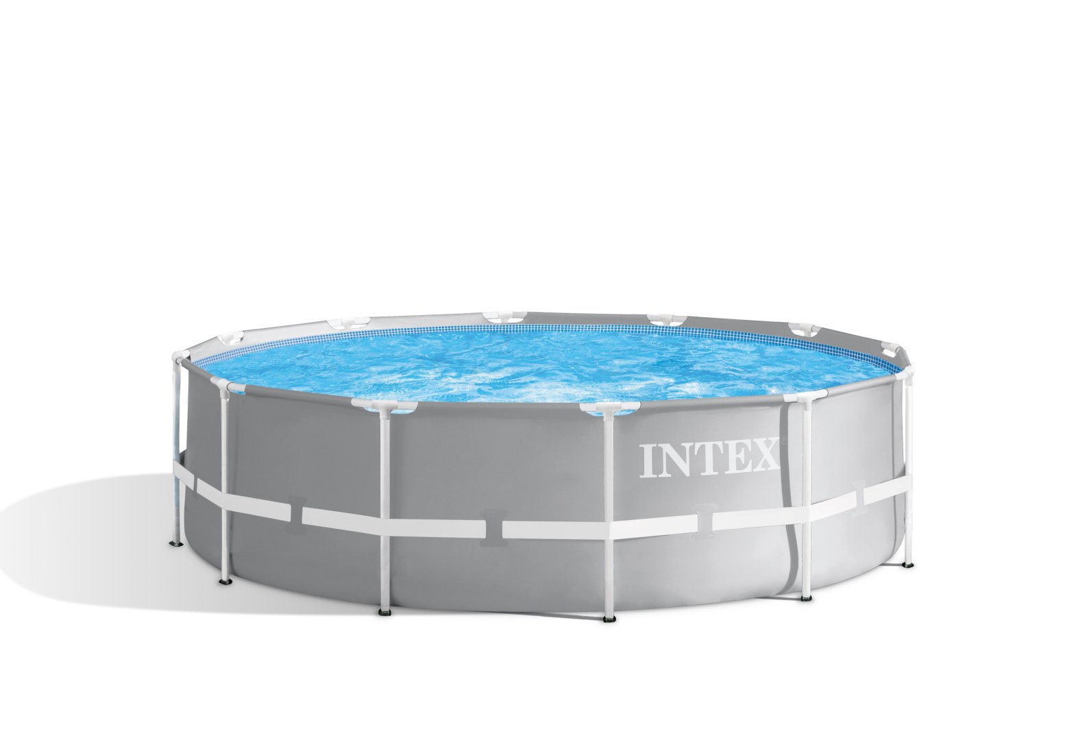 Piscina cadru metalic Intex Prism Frame, 366x99cm, 9.000 litri, cu pompa de filtrare si scara Household NewTrend