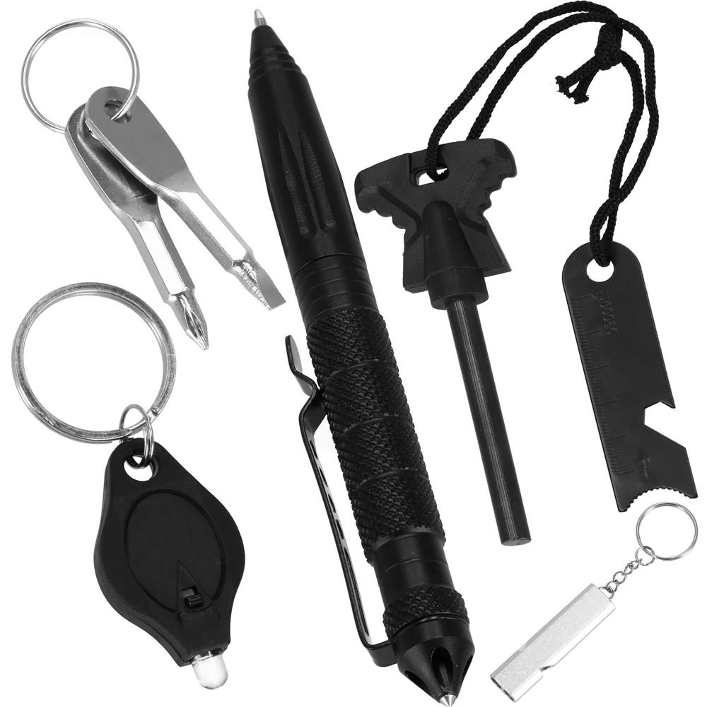 Kit de supravietuire turistic multifunctional camping, vanatoare, pescuit, 19 piese Household NewTrend