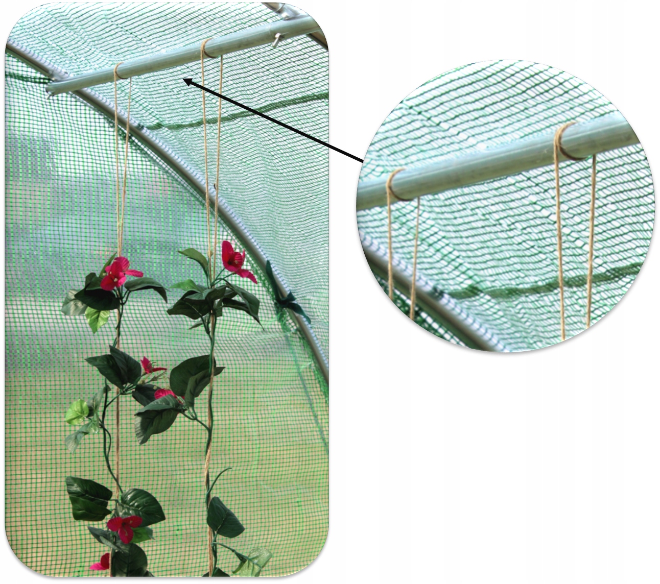 Sera de gradina, tip tunel cu cadru metalic, 250x400cm, 10mp (3 segmente) Household NewTrend