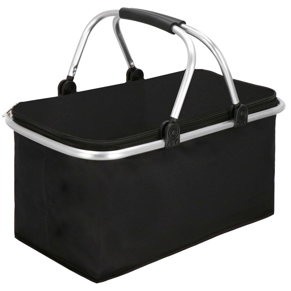 Geanta pentru picnic sau plaja, termoizolanta, 28 litri, negru Household NewTrend