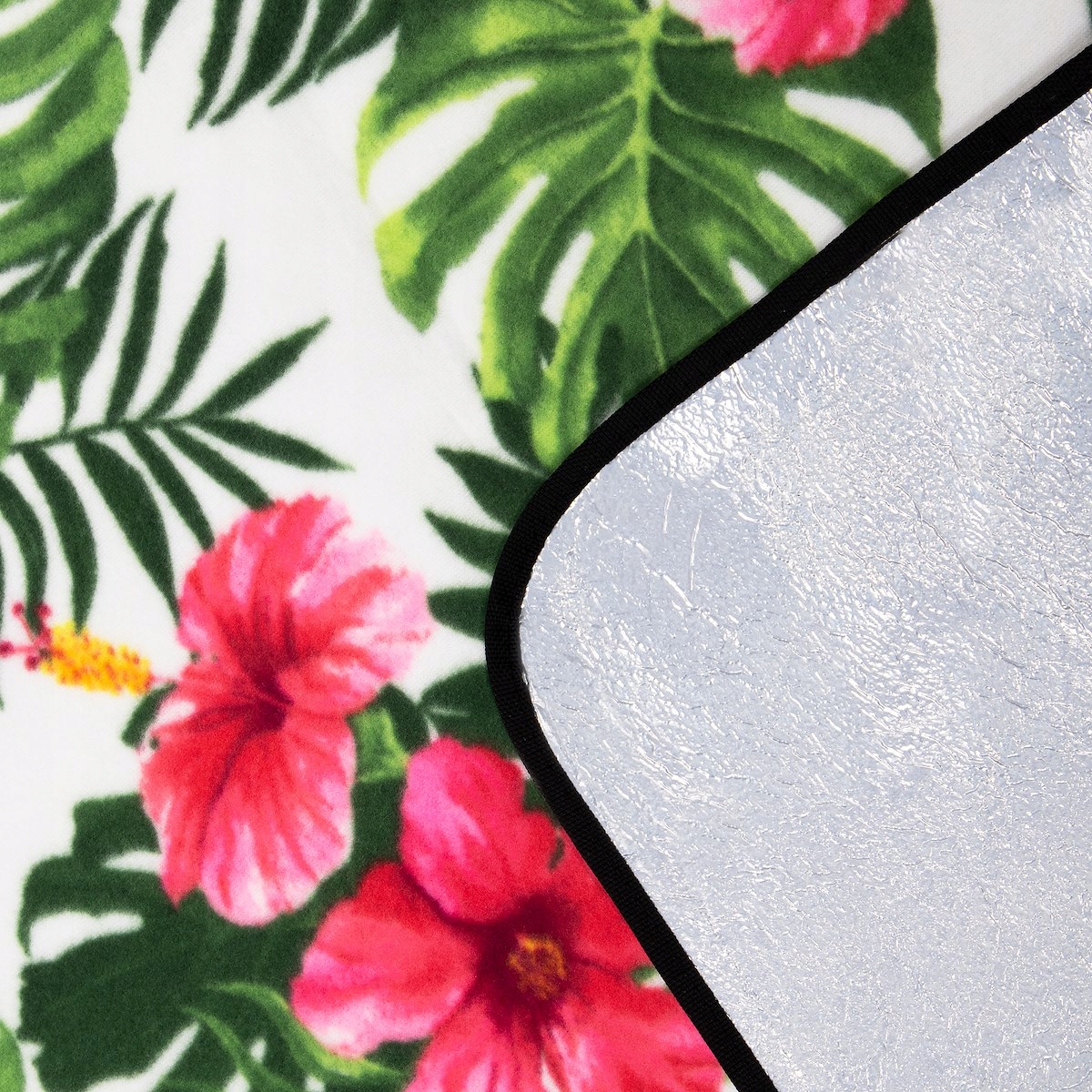 Patura pentru picnic sau plaja, cu folie izolatoare si maner, 160x200cm, floral Household NewTrend